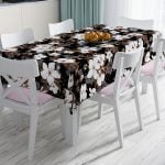 Egzotik Zebra Desenli Modern Leke Tutmaz Masa Örtüsü Realhomes