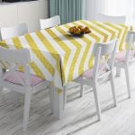 Siyah Zeminli Ultra Summer Tasarımlı Modern Leke Tutmaz Masa Örtüsü Realhomes