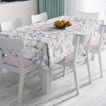 Tropikal Orman Tasarımlı Dijital Baskılı Leke Tutmaz Masa Örtüsü Realhomes