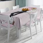 Pempe Pop Art Wow Tasarımlı Dekoratif Leke Tutmaz Masa Örtüsü Realhomes