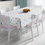 Beautiful Girl Tasarımlı Popart Dekoratif Leke Tutmaz Masa Örtüsü Realhomes