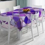 Gold Detaylı Ogea Desenli Dekoratif Modern Leke Tutmaz Masa Örtüsü Realhomes