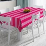 RealHomes 3D Cube Desenli Dijital Baskılı Modern Leke Tutmaz Masa Örtüsü Realhomes