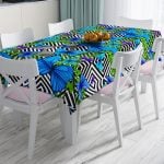 RealHomes Özel Tasarım Dijital Baskılı Leke Tutmaz Masa Örtüsü Realhomes