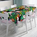 RealHomes Özel Tasarım Dijital Baskılı Leke Tutmaz Masa Örtüsü Realhomes
