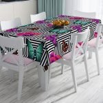 RealHomes Özel Tasarım Dijital Baskılı Leke Tutmaz Masa Örtüsü Realhomes