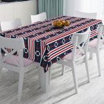 RealHomes Özel Tasarım Dijital Baskılı Leke Tutmaz Masa Örtüsü Realhomes