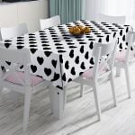 RealHomes Özel Tasarım Dijital Baskılı Leke Tutmaz Masa Örtüsü Realhomes