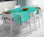 - realhomesMasa768 - Realhomes  Çiçek Temalı Dijital Baskılı Dekoratif Leke Tutmaz Masa Örtüsü Realhomes