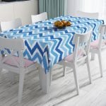 Çiçek Temalı Dijital Baskılı Dekoratif Leke Tutmaz Masa Örtüsü Realhomes