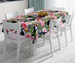 - realhomesMasa972 - Realhomes  Real Homes Dijital Baskılı Dekoratif Leke Tutmaz Masa Örtüsü Realhomes