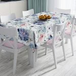 Real Homes Dijital Baskılı Dekoratif Leke Tutmaz Masa Örtüsü Realhomes