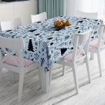 RealHomes Özel Tasarım Dijital Baskılı Leke Tutmaz Masa Örtüsü Realhomes