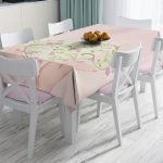 RealHomes Özel Tasarım Dijital Baskılı Leke Tutmaz Masa Örtüsü Realhomes