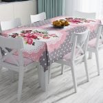 RealHomes Özel Tasarım Dijital Baskılı Leke Tutmaz Masa Örtüsü Realhomes