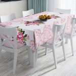 RealHomes Özel Tasarım Dijital Baskılı Leke Tutmaz Masa Örtüsü Realhomes