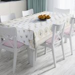 RealHomes Özel Tasarım Dijital Baskılı Leke Tutmaz Masa Örtüsü Realhomes