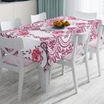 RealHomes Özel Tasarım Dijital Baskılı Leke Tutmaz Masa Örtüsü Realhomes