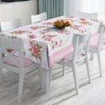 RealHomes Özel Tasarım Dijital Baskılı Leke Tutmaz Masa Örtüsü Realhomes