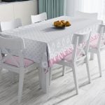 RealHomes Özel Tasarım Dijital Baskılı Leke Tutmaz Masa Örtüsü Realhomes