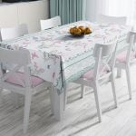 RealHomes Özel Tasarım Dijital Baskılı Leke Tutmaz Masa Örtüsü Realhomes