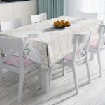 RealHomes Özel Tasarım Dijital Baskılı Leke Tutmaz Masa Örtüsü Realhomes