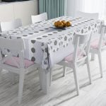 RealHomes Özel Tasarım Dijital Baskılı Leke Tutmaz Masa Örtüsü Realhomes