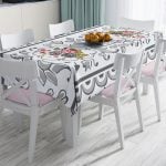 RealHomes Özel Tasarım Dijital Baskılı Leke Tutmaz Masa Örtüsü Realhomes