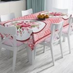 RealHomes Özel Tasarım Dijital Baskılı Dertsiz Masa Örtüsü Realhomes