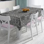 RealHomes Özel Tasarım Dijital Baskılı Leke Tutmaz Masa Örtüsü Realhomes