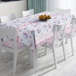 RealHomes Özel Tasarım Dijital Baskılı Leke Tutmaz Masa Örtüsü Realhomes