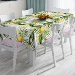 RealHomes Özel Tasarım Dijital Baskılı Leke Tutmaz Masa Örtüsü Realhomes