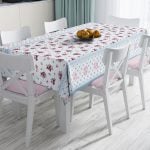 RealHomes Özel Tasarım Dijital Baskılı Leke Tutmaz Masa Örtüsü Realhomes