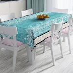 RealHomes Özel Tasarım Dijital Baskılı Leke Tutmaz Masa Örtüsü Realhomes