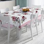 RealHomes Özel Tasarım Dijital Baskılı Leke Tutmaz Masa Örtüsü Realhomes