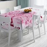 RealHomes Özel Tasarım Dijital Baskılı Leke Tutmaz Masa Örtüsü Realhomes