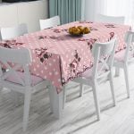 RealHomes Özel Tasarım Dijital Baskılı Leke Tutmaz Masa Örtüsü Realhomes