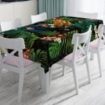 RealHomes Özel Tasarım Dijital Baskılı Leke Tutmaz Masa Örtüsü Realhomes