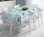 - realhomesREALMasa358 - Realhomes  RealHomes Özel Tasarım Dijital Baskılı Leke Tutmaz Masa Örtüsü Realhomes