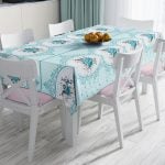 RealHomes Özel Tasarım Dijital Baskılı Dertsiz Masa Örtüsü Realhomes