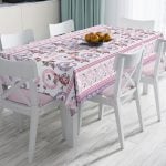 RealHomes Özel Tasarım Dijital Baskılı Leke Tutmaz Masa Örtüsü Realhomes