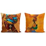 Sevimli Kediler 2'li Yastık Kırlent Kılıf Seti Realhomes