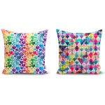 Dekoratif Tüy 2'li Yastık Kırlent Kılıf Seti Realhomes