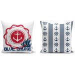 Renkli Dekoratif 2'li Yastık Kırlent Kılıf Seti Realhomes