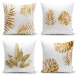 Geometrik Zemin  4'lü Yastık Kırlent Kılıf Seti Realhomes