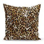 - realhomescomtr-K3660 - Realhomes  Realhomes Leopar Motifli Dijital Baskılı Yastık Kırlent Kılıfı Realhomes