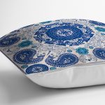 - realhomescomtr-K3670-2 - Realhomes  Realhomes Mavi renkli Etnik Motifler Dijtal Baskılı Modern Yastık Kırlent Kılıfı Realhomes