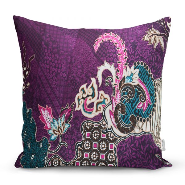 - realhomescomtr-K3679 - Realhomes  Realhomes Etnik Kadın Motifli Dijital Baskılı Modern Yastık Kırlent Kılıfı Realhomes