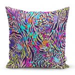 - realhomescomtr-K3684 - Realhomes Realhomes Multi Renkler Dijital Baskılı Modern Yastık Kırlent Kılıfı Realhomes