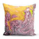 - realhomescomtr-K3689 - Realhomes  Realhomes Ebru Motifli Dijital Baskılı Modern Yastık Kırlent Kılıfı Realhomes